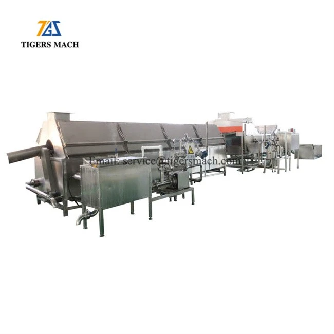 Industrial brine quail egg processing line, cooked quail egg shelling and peeling equipment (5)